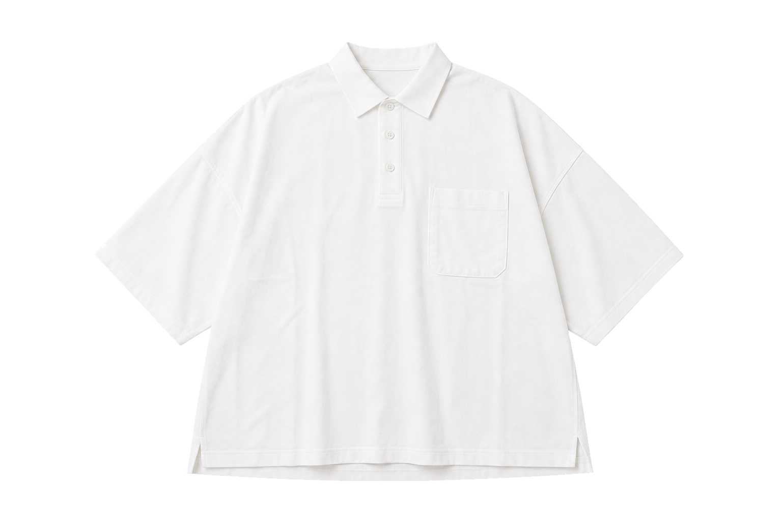 AUD6280 Off White VORTEX 寬版短袖 Polo 去背商品素材