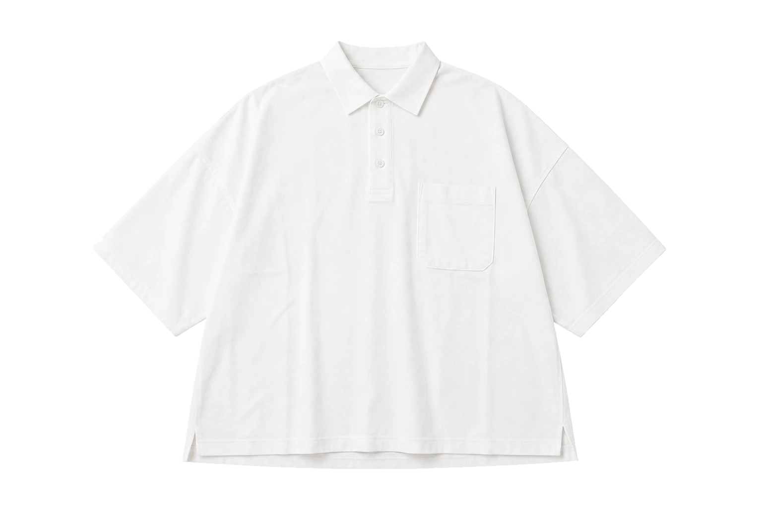 AUD6280 Off White VORTEX 寬版短袖 Polo 去背商品素材