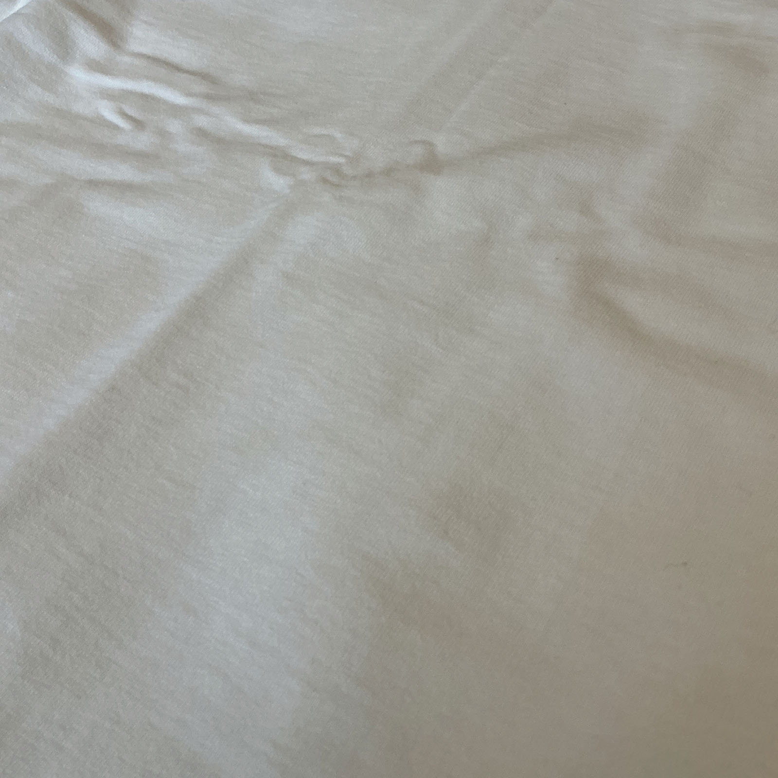 寬版 A 字型 Polo 衫 Off White 面料近拍