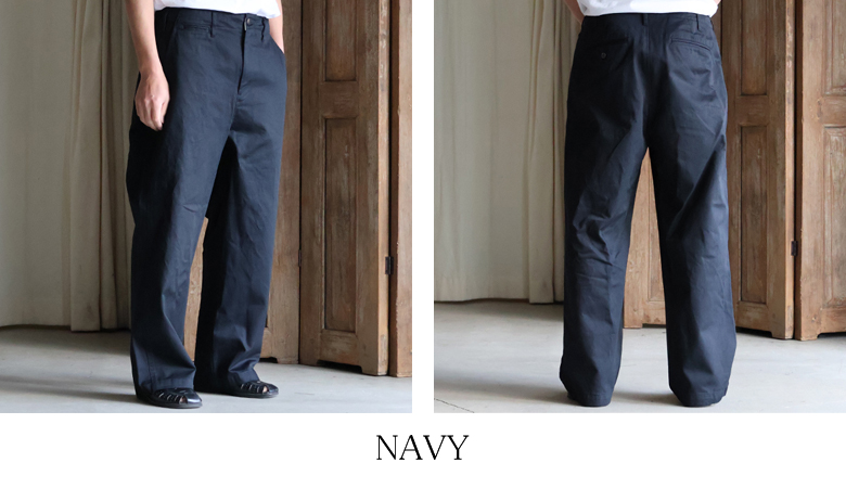 M-41 寬直筒 Easy Pants 深藍