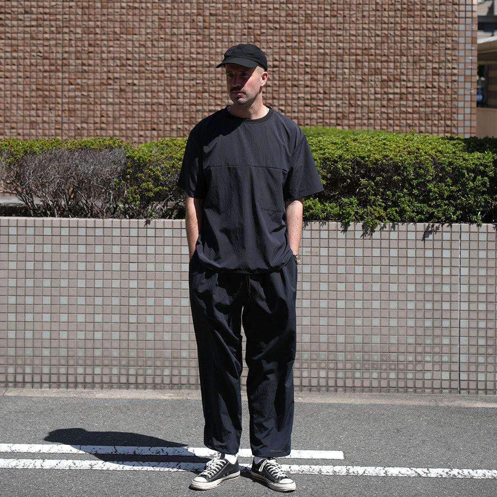 輕量透氣短袖上衣 Black 供應商實穿 2