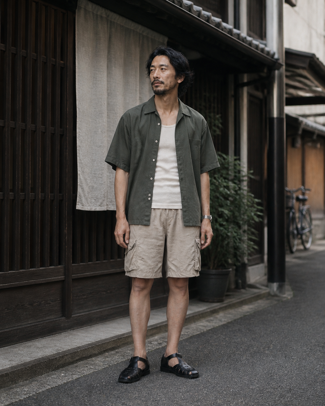和歌山綿麻機能短褲 昭雄實穿 A