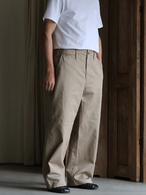 M-41 寬直筒 Easy Pants Camel 供應商實穿